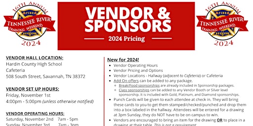 Primaire afbeelding van 16th Annual TRTW - Vendor & Sponsorship Registration