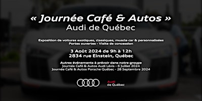 Imagem principal do evento Journée Café & Autos Audi de Québec