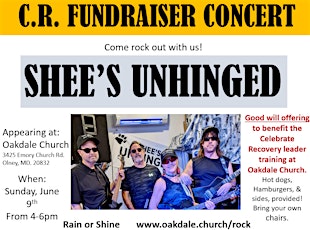 Shee's Unhinged--Free Rock Concert/Fundraiser primary image