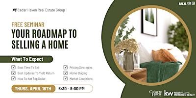 Free Seminar: Your Roadmap to Selling a Home primary image
