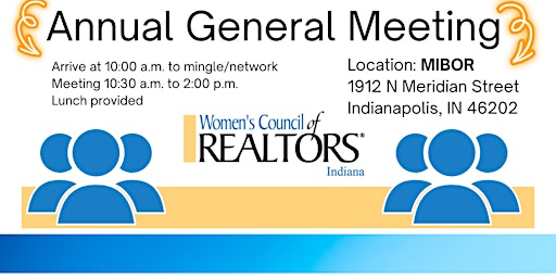 Imagem principal de Women's Council of Realtors-Indiana , General Meeting