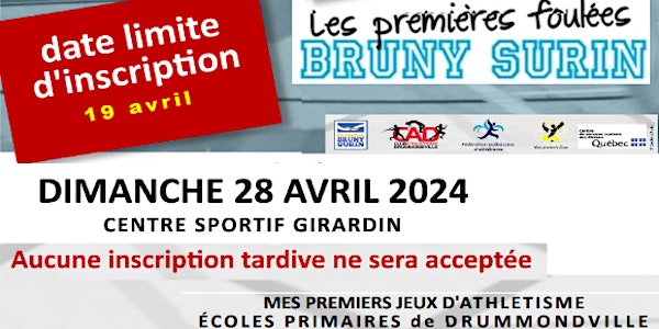 Première foulée Bruny Surin - Mes premiers jeux d'athlétisme 2024