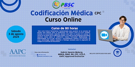 Immagine principale di Copy of Curso de Codificación Médica (CPC) AAPC 80 horas 