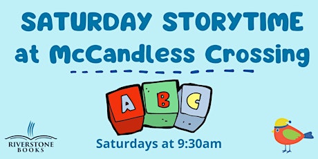 Image principale de Saturday Storytime at McCandless Crossing