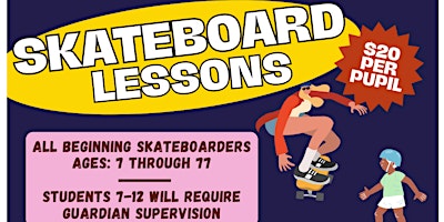 Imagem principal do evento Skateboard Lessons