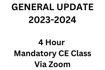 General Update Mandatory 4 Hour CE Class (North Carolina) primary image