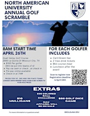 North American University Annual Golf Scramble