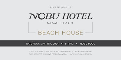 Nobu Hotel Miami Beach House primary image