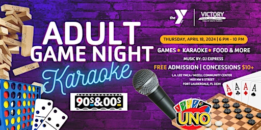Imagem principal do evento '90s vs. 2000 Adult Game Night & Karaoke