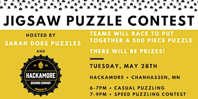 Imagem principal do evento Hackamore Brewing Company Jigsaw Puzzle Contest