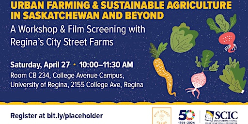 Imagem principal do evento Urban Farming & Sustainable Agriculture in Saskatchewan and Beyond