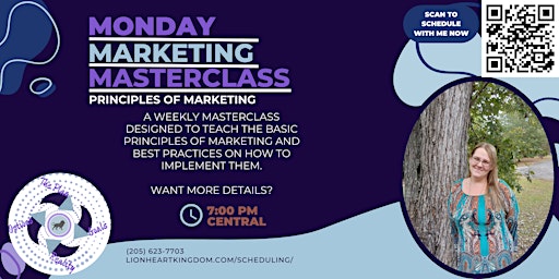 Image principale de Monday Marketing Masterclass