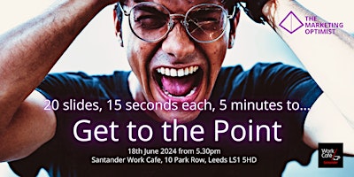 Primaire afbeelding van Get to the Point! At Santander Work Cafe Leeds