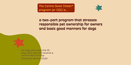 Canine Good Citizen Course primary image