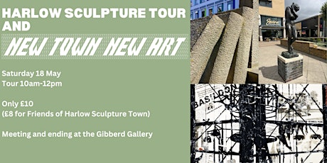 Harlow Sculpture Tour -Light Refreshments-New Town New Art