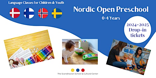 Nordic Open Preschool (ages 0-4) 2024-2025: DROP-IN TICKETS primary image