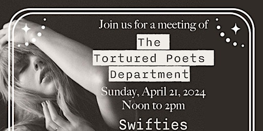 Image principale de The Tortured Poets Department Brunch and Brush - Sunday