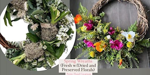 Imagem principal do evento Living Spring Wreath -Workshop