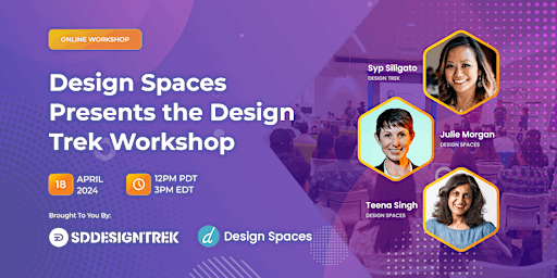 Design Spaces Presents the Design Trek Workshop primary image