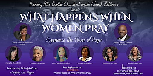 Imagem principal do evento What Happens When Women Pray 2024 - A Night Of Intercession
