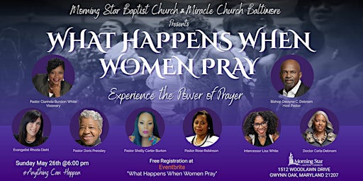 Immagine principale di What Happens When Women Pray 2024 - A Night Of Intercession 