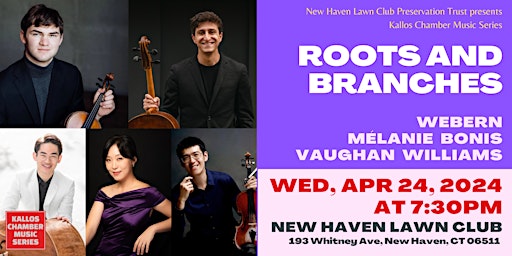 Immagine principale di Kallos Chamber Music Series | Roots and Branches 