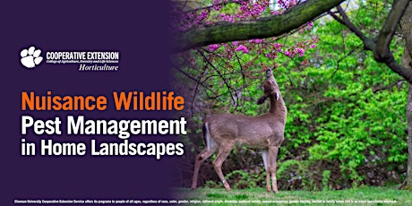 Nuisance Wildlife Pest Management in Home Landscapes