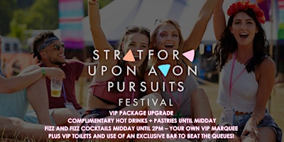 Primaire afbeelding van The Stratford-upon-Avon Pursuits Festival VIP Package Upgrade