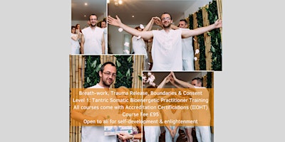 Hauptbild für Level 1 Certification: Breath-work, Trauma Release, Boundaries & Consent -