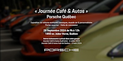 Imagem principal do evento Journée Café & Autos Porsche Québec