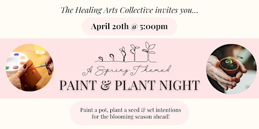 Imagem principal do evento Paint & Plant Night