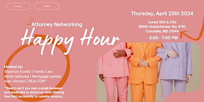 Attorney Networking Happy Hour primary image
