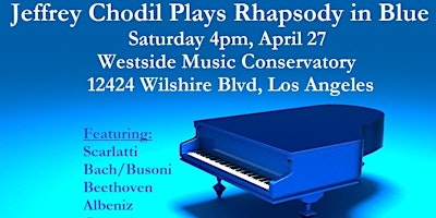 Imagem principal do evento Jeffrey Chodil Plays Rhapsody in Blue