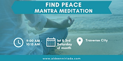 Hauptbild für Find Peace - Mantra Meditation