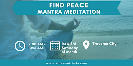 Imagem principal do evento Find Peace - Mantra Meditation