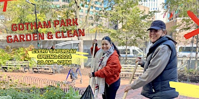 Imagen principal de Stewardship Saturday at Gotham Park - Garden & Clean Up