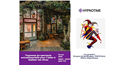 Image principale de l'hypnose du spectacle extrasensorielle pour t'aider à réaliser tes rêves.