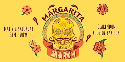 Imagem principal de CLARENDON Cinco De Mayo Bar Crawl/ Rooftop  Margarita March