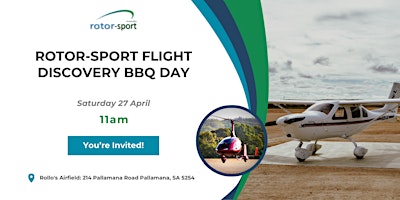 Imagem principal de ✈️ Learn to Fly with Rotor-Sport at our Flight Discovery BBQ Day ✈️