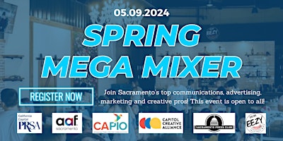 Imagem principal do evento 2024 Spring Mega Mixer #SacMegaMix