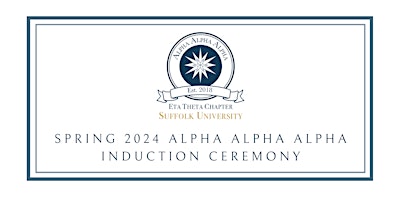 Spring 2024 Alpha Alpha Alpha Induction Ceremony primary image