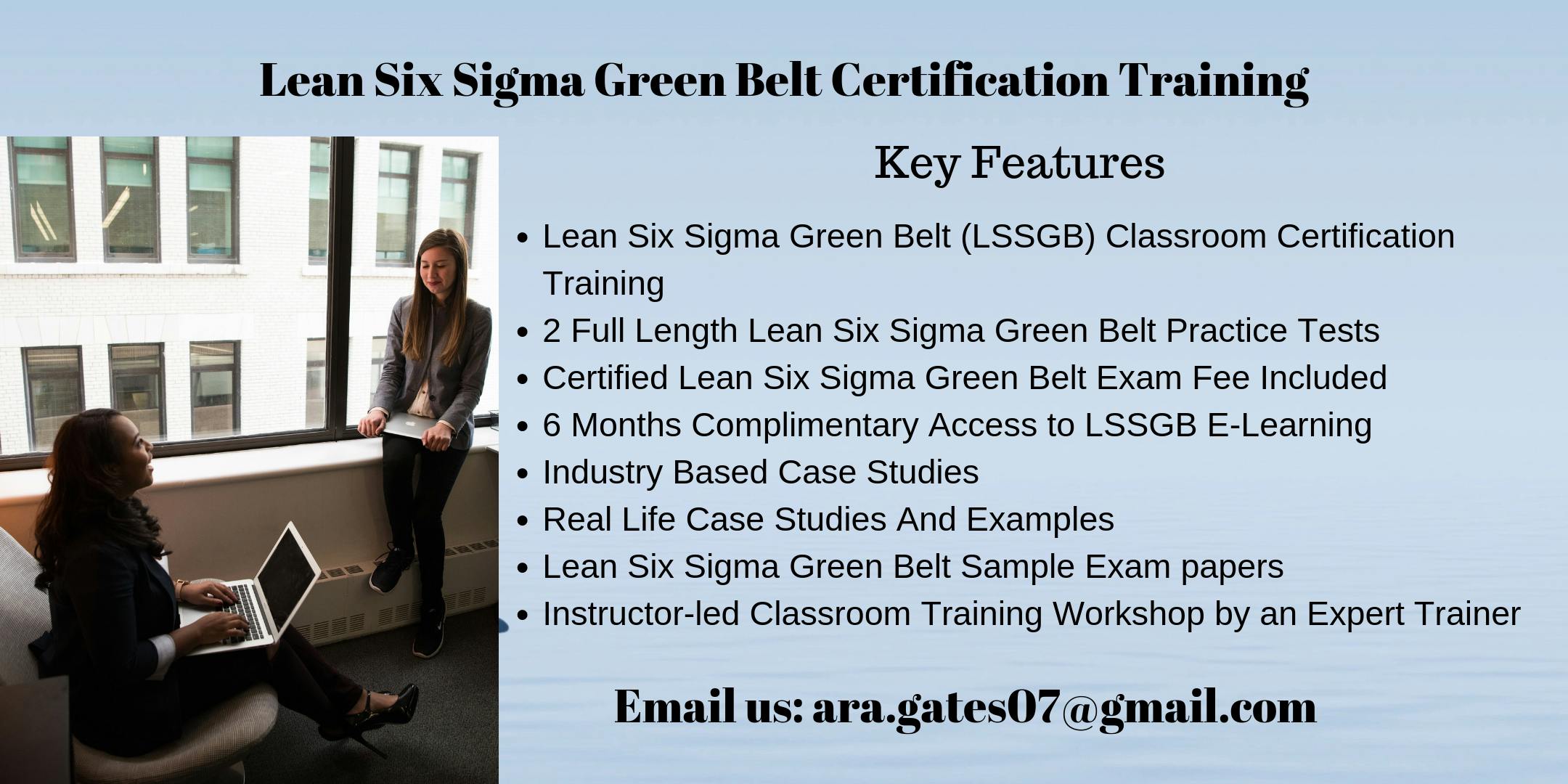 LSSGB Certification Course in Roswell, NM