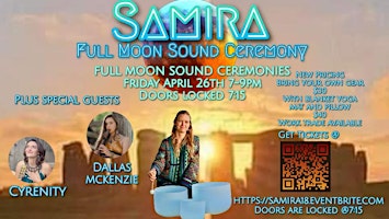 Imagem principal do evento SAMIRA Full Moon Sound Ceremony