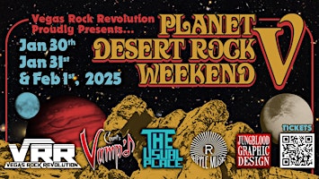 Primaire afbeelding van PLANET DESERT ROCK WEEKEND V IN LAS VEGAS   JAN. 30+ 31+ FEB.  1, 2025