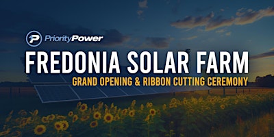 Imagem principal do evento Fredonia Solar Farm: Grand Opening &  Ribbon Cutting