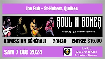 Imagem principal do evento Soul n’ Bones - St-Hubert