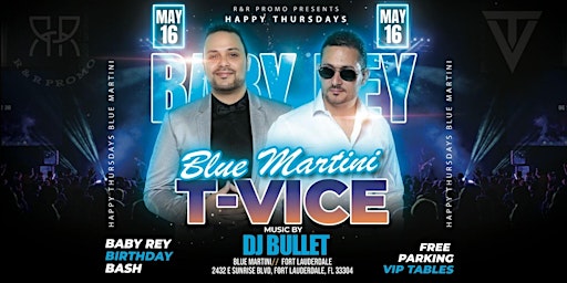 Primaire afbeelding van T Vice Band At Blue Martini Fort Lauderdale