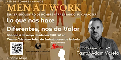Primaire afbeelding van Tercer Encuentro de Hombres Trabajando su Carácter - MEN AT WORK