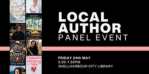 Primaire afbeelding van Local Author Panel Event hosted by Shellharbour City Library