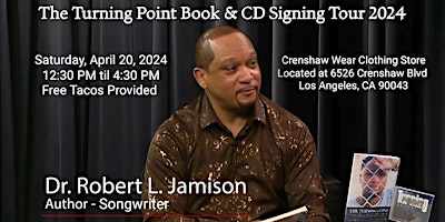 Imagem principal do evento Meet & Greet with The Turning Point Songwriter & Author Robert L Jamison